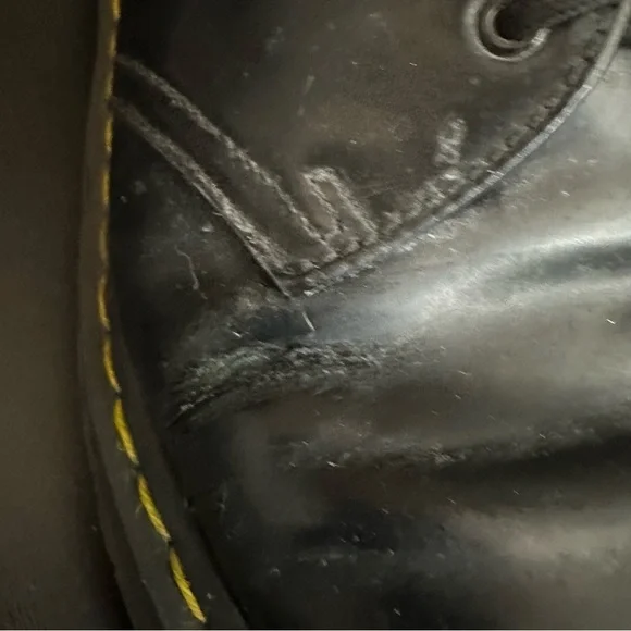 Dr.‎ Doc Martens 1461 Bex Black Leather Oxford Shoes US Men's 10 Chunky Combat - Picture 10 of 12